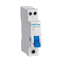 Модульный переключатель NZK2-32 1P однополюсный 32А 2 положения 643002 CHINT от поставщика КабельСпецСтрой Модульный переключатель NZK2-32 1P однополюсный 32А 2 положения 643002 CHINT от поставщика КабельСпецСтрой