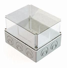 Коробка распределительная с монтажной платой и вводами открытой установки с прозрачной крышкой 240х195х165мм GE41348 Greenel от поставщика КабельСпецСтрой Коробка распределительная с монтажной платой и вводами открытой установки с прозрачной крышкой 240х195х165мм GE41348 Greenel от поставщика КабельСпецСтрой