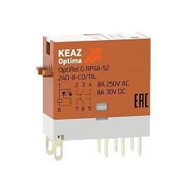 Реле промежуточное OptiRel G RP46-52-110-8-CO/TIL 281052 КЭАЗ от поставщика КабельСпецСтрой