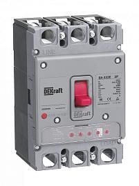Выключатель автоматический силовой с электрон. расц. 63А 3П трехполюсный 50кА ВА-333E 22491DEK DEKraft от поставщика КабельСпецСтрой