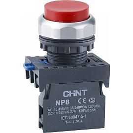 Кнопка управления NP8-01GN/4 без подсветки красный 1НЗ IP65 667291 CHINT от поставщика КабельСпецСтрой Кнопка управления NP8-01GN/4 без подсветки красный 1НЗ IP65 667291 CHINT от поставщика КабельСпецСтрой