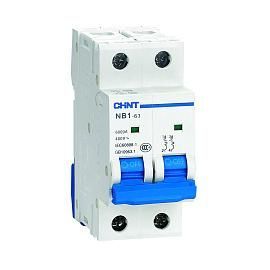 Выключатель автоматический 4А 2П двухполюсный характеристика D (DB) (R) 6кА NB1-63 179678 CHINT от поставщика КабельСпецСтрой