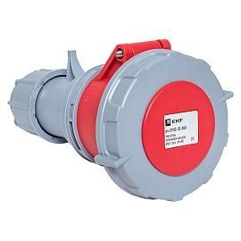 Розетка кабельная силовая переносная 2242 3Р+РЕ 32А 380В IP67 ps-2242-32-380 EKF PROxima от поставщика КабельСпецСтрой