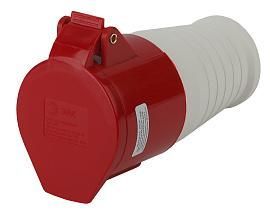 Розетка кабельная силовая переносная 225 3Р+РЕ+N 32А 380В R-32-3P-PE-N-IP44 Б0032866 ЭРА от поставщика КабельСпецСтрой